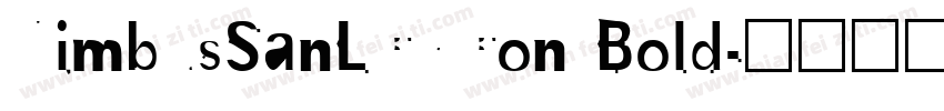 NimbusSanLCYCon Bold字体转换